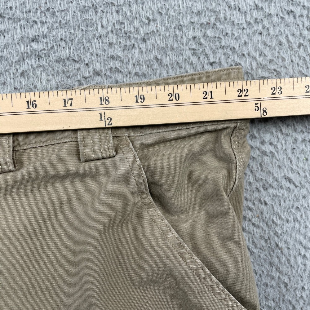 Duluth Trading Co Cargo Pants Mens 46x34 Tan Flex Fire Hose Work Utility Cotton - Picture 8 of 9